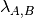 \lambda_{A,B}